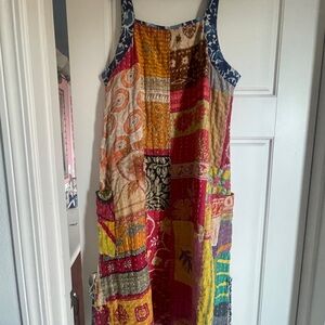 Kantha Sleeveless Dress
